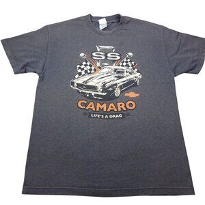 Chevy Camaro SS Classic Car Mens T Shirt Large Short Sleeve Graphic Imperfect